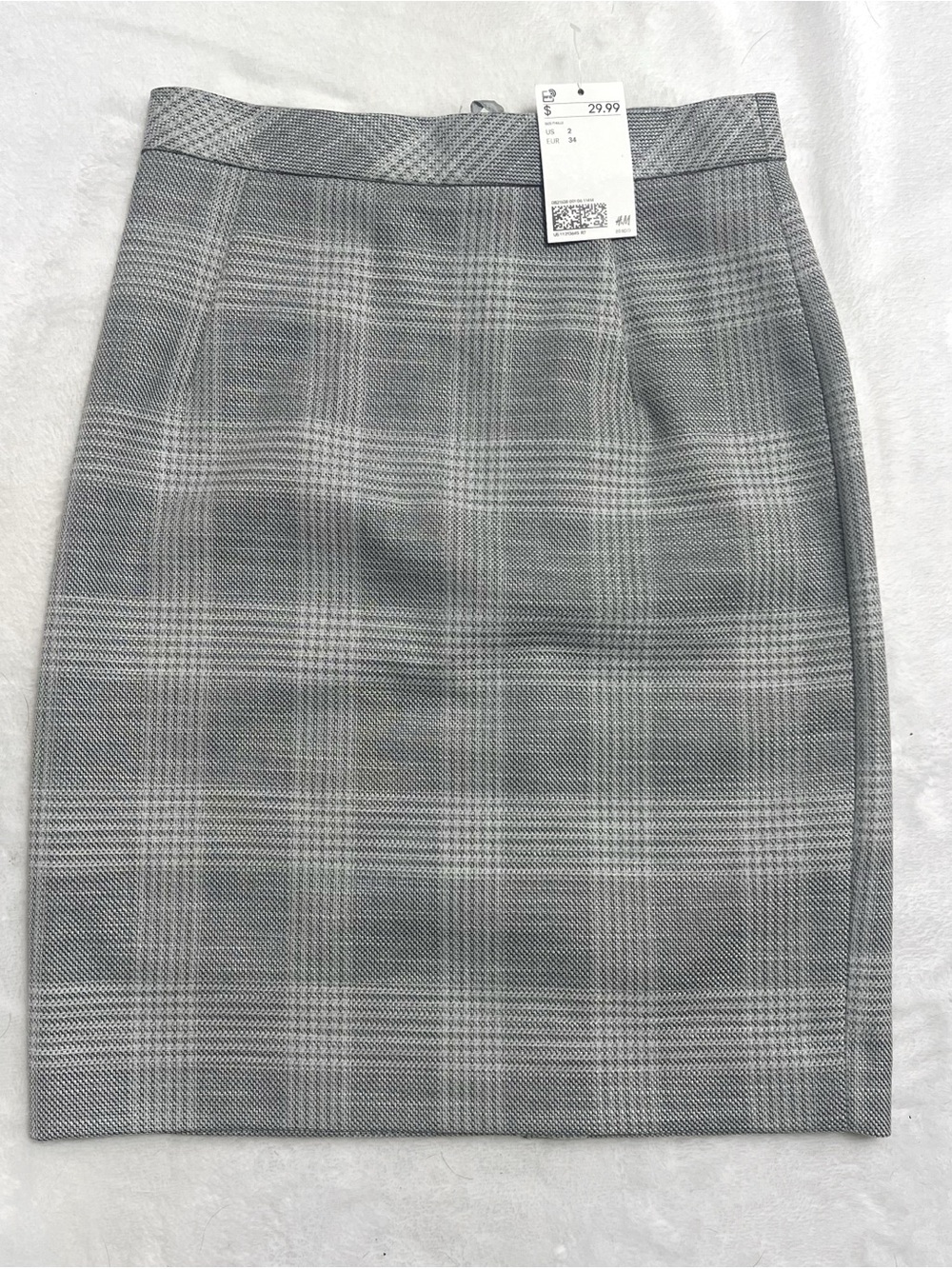 H&M NWT Plaid Pencil Skirt